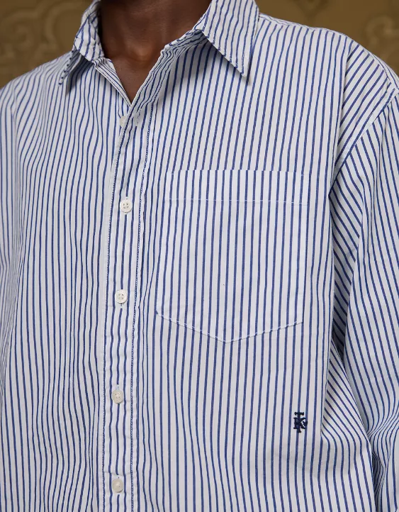 AE x Tru Kolors Poplin Striped Shirt - Image 8