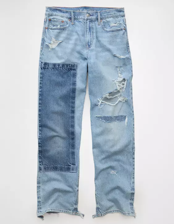 AE Strigid Low-Rise Baggy Straight Jean - Image 4