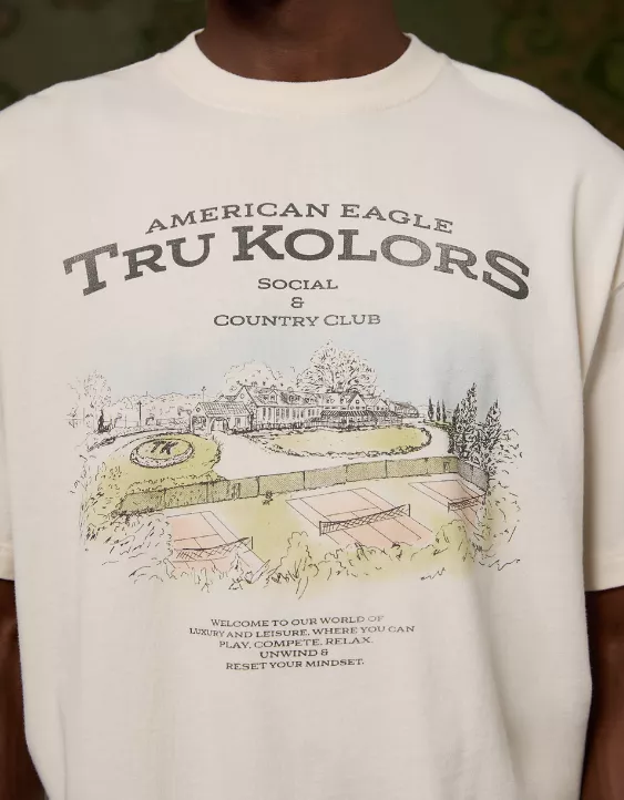 AE x Tru Kolors Country Club Graphic T-Shirt - Image 7