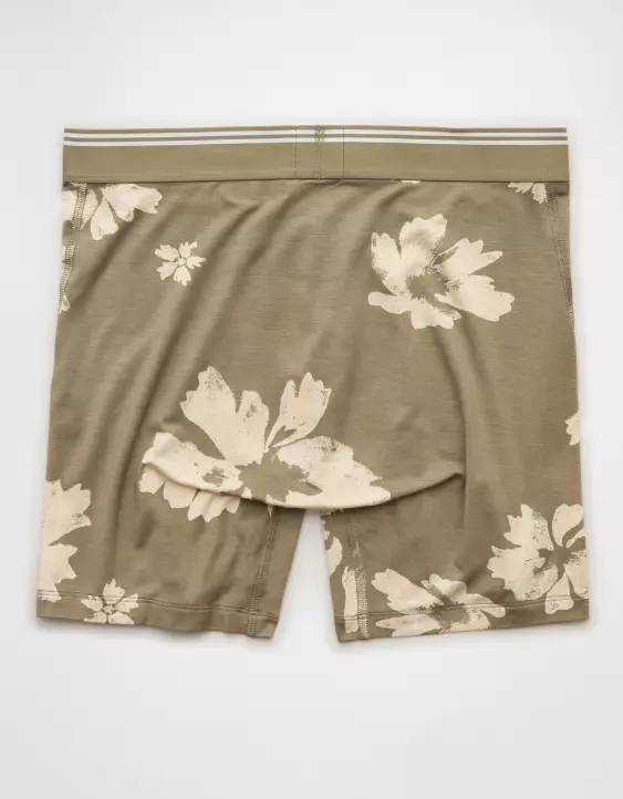 AEO Men's Floral Print 6" Ultra Soft Boxer Brief - Image 4