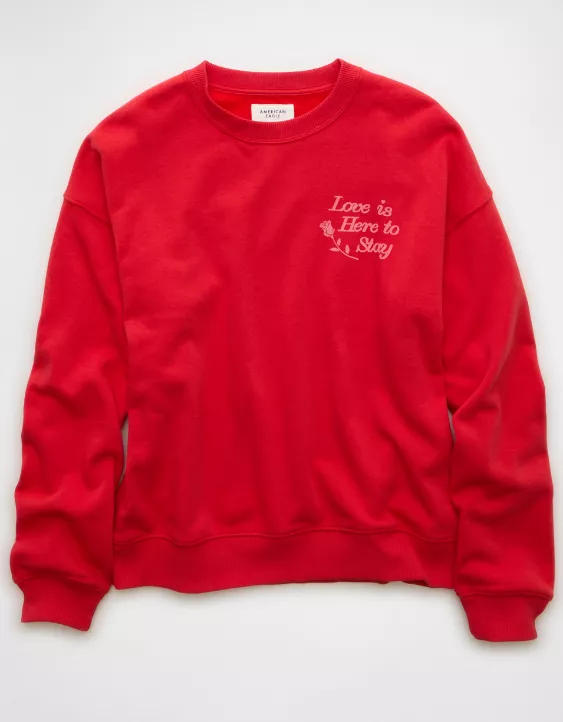AE Valentine's Day Graphic Sweatshirt - Image 3