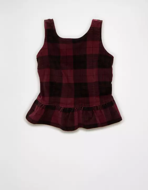AE Back Bow Peplum Tank Top - Image 3