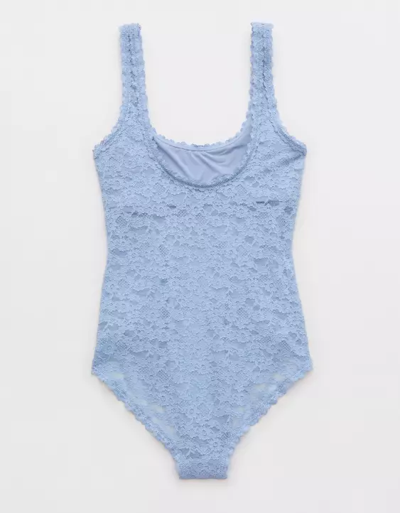 Show Off Vintage Lace Scoop Bodysuit - Image 4