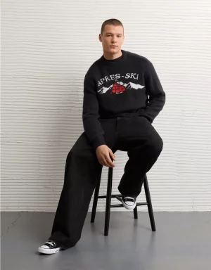 AE Cozy Cabin Snoopy Sweater