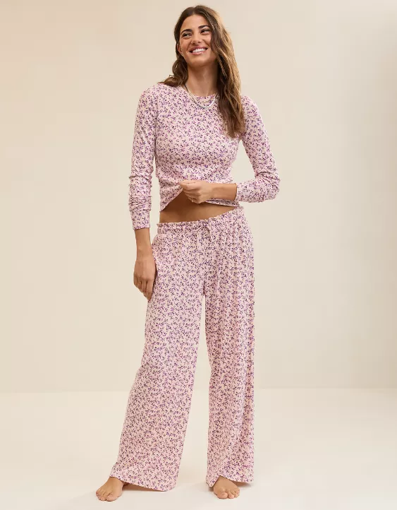 Aerie Off-Duty Pointelle Trouser PJ - Image 5