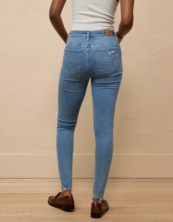 AE Next Level Super High-Waisted Ripped Jegging - Image 2