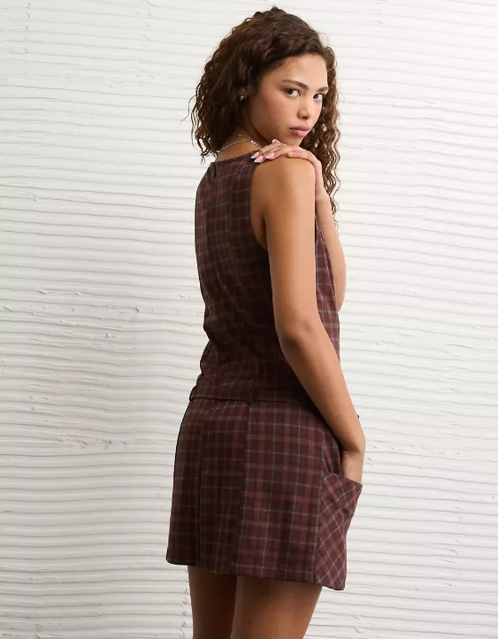 AE High Neck Belted Mini Dress - Image 2