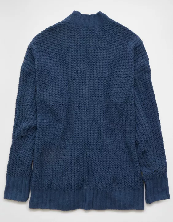 AE Chenille Cardigan Sweater - Image 4