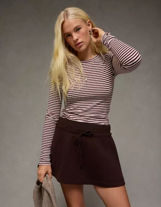 AE Long Sleeve Cozy Crew Neck T-Shirt - Image 5