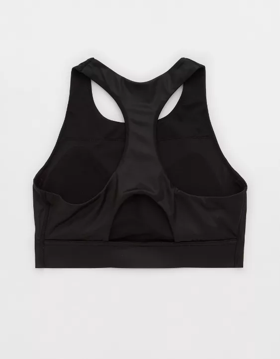 OFFLINE By Aerie Goals Gloss High Neck Sports Bra - Image 4
