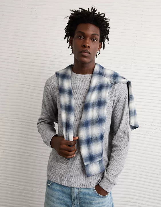 AE Cozy Waffle Thermal T-Shirt - Image 5