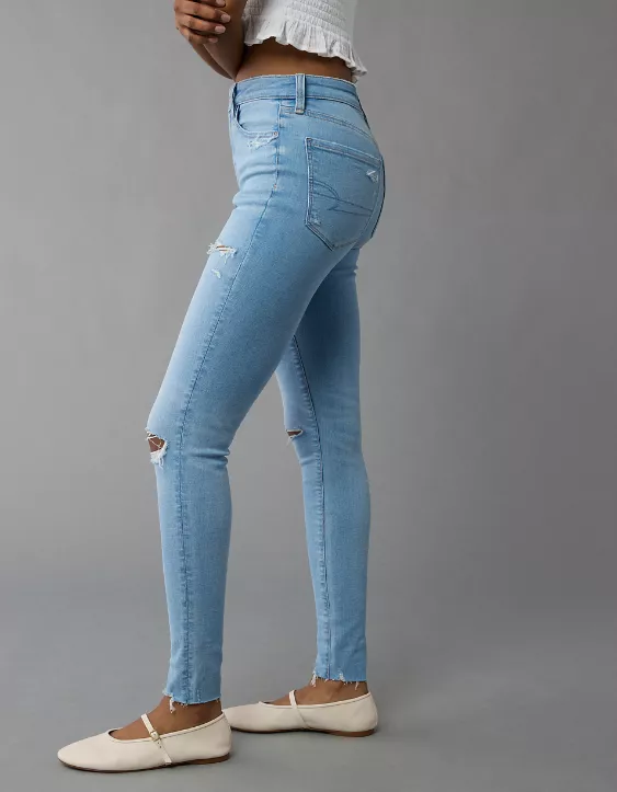 AE Next Level Super High-Waisted Ripped Jegging - Image 5