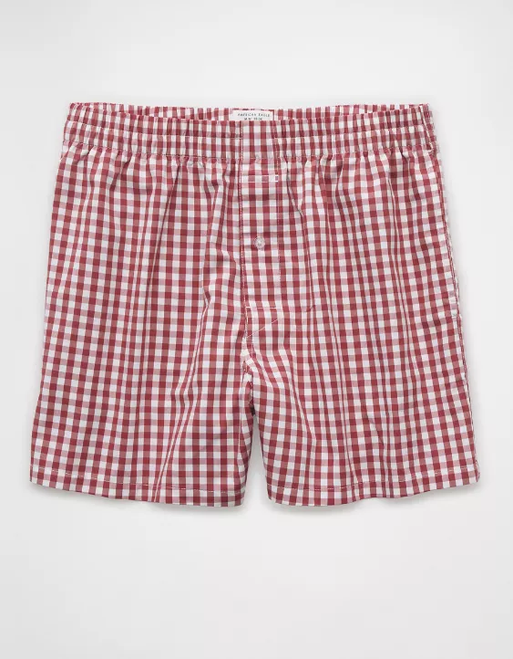 AEO Men's Poplin Classic Pocket Boxer Short - Image 3