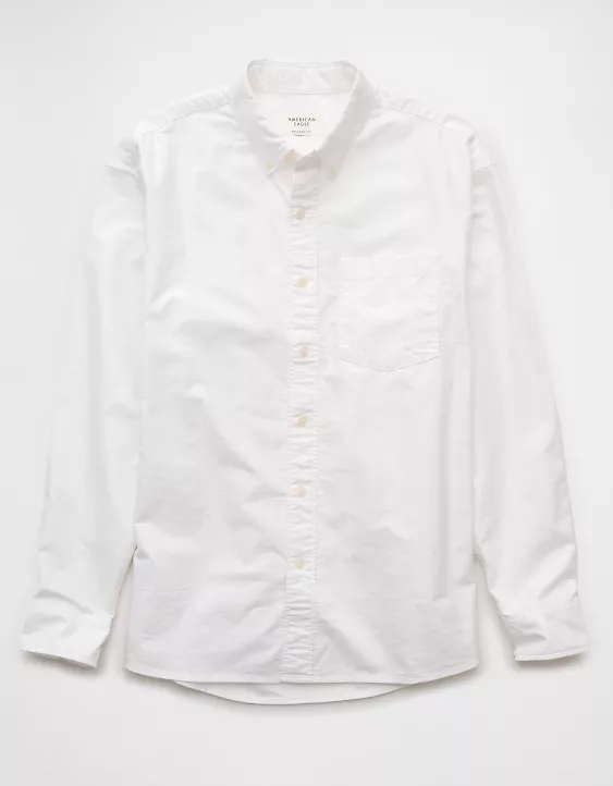 AE Everyday Relaxed Oxford Button-Up Shirt - Image 3