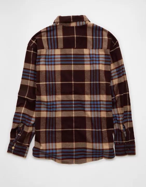 AE Relaxed Fit Everyday Flannel Shirt - Image 4