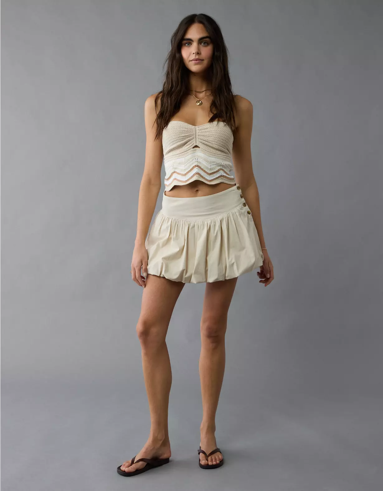 AE Stretch Bubble Skort