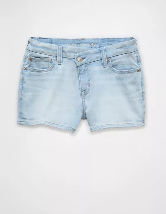 AE Next Level Curvy High-Waisted Denim Short Short - Image 3