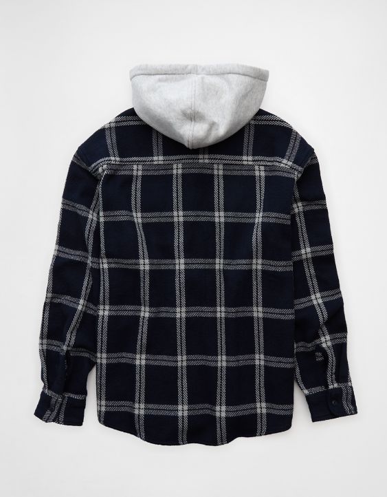 AE Hooded Flannel Shirt - Image 4