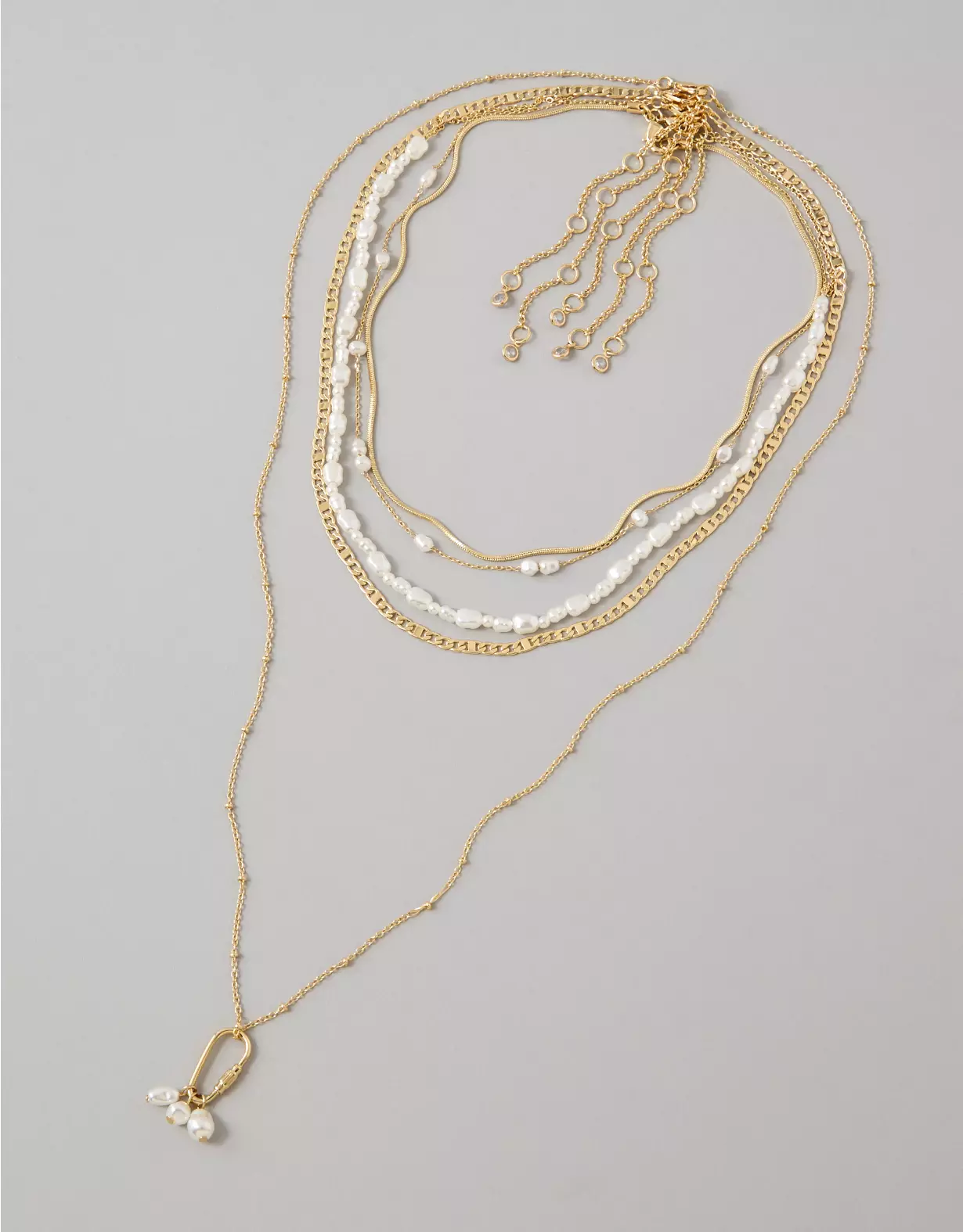 AE Heart & Pearl Necklace 5-Pack