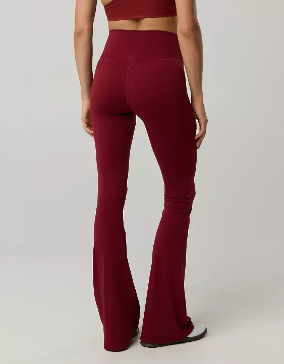 OFFLINE By Aerie Real Me High Waisted Crossover Flare Legging - Image 2