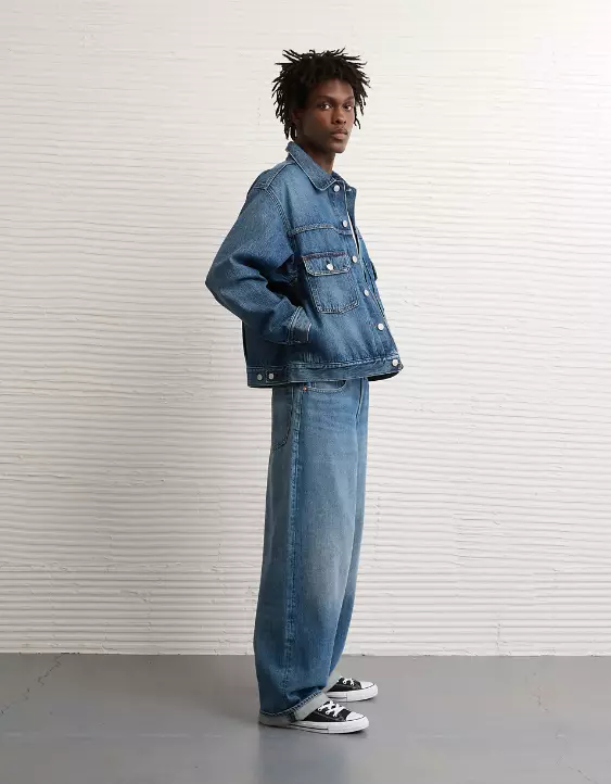 AE Denim Trucker Jacket - Image 6