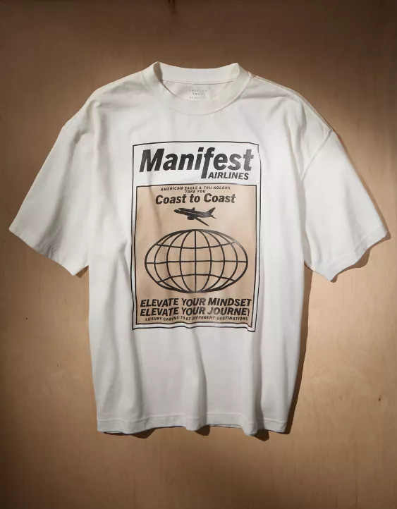 AE x Tru Kolors Manifest Your Mindset Graphic T-Shirt - Image 2