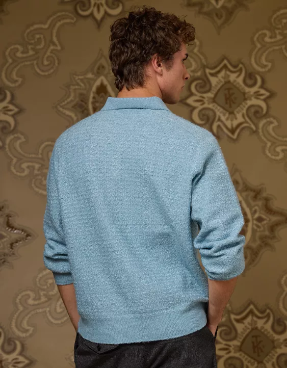 AE x Tru Kolors Long Sleeve Sweater Polo - Image 2