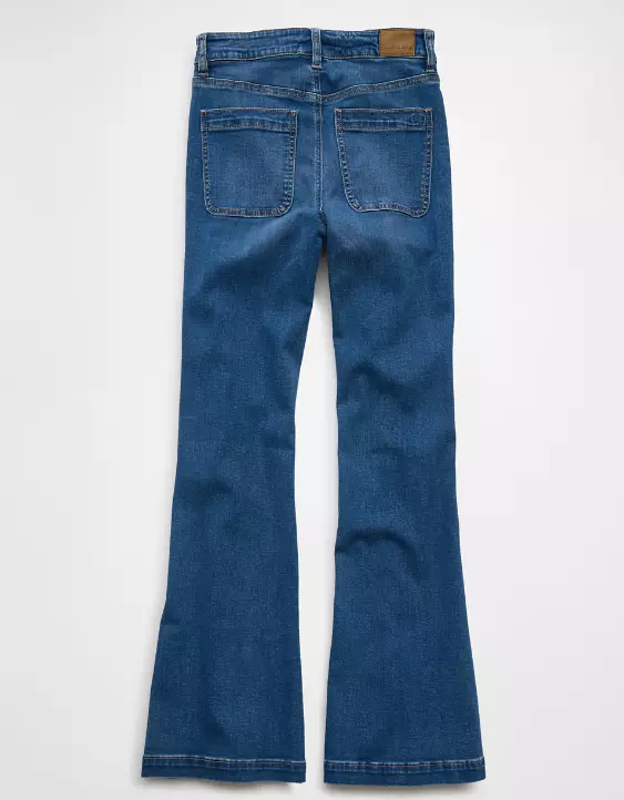 AE Next Level Super High-Waisted Flare Jean - Image 4