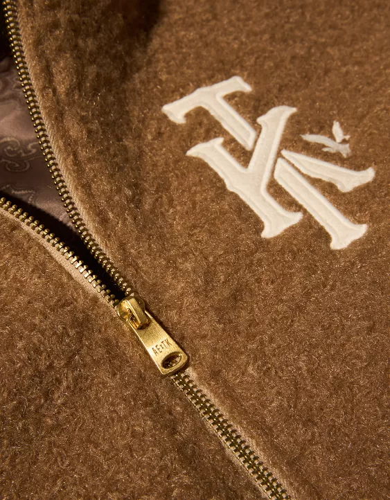 AE x Tru Kolors Sherpa Bomber Jacket - Image 6