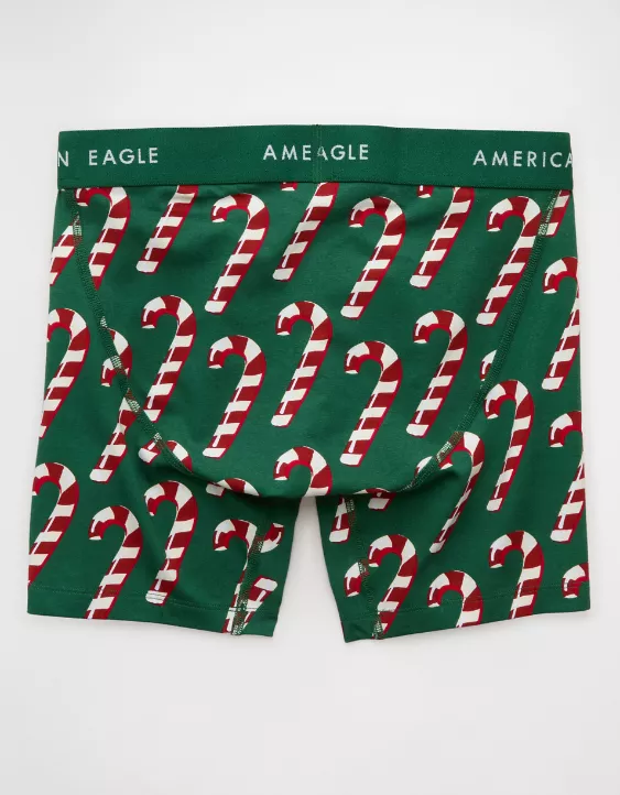 AEO Men's Candy Cane 6" Classic Boxer Brief - Image 4