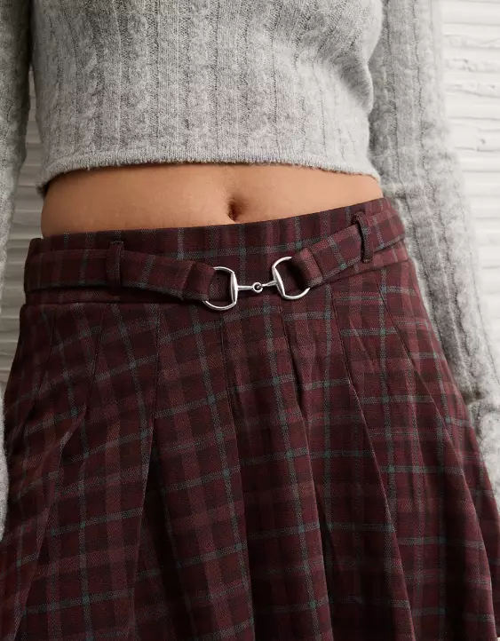 AE Mid-Rise Belted It Knit Skort - Image 8