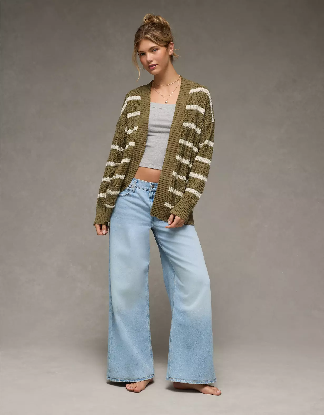 AE Open Knit Cardigan