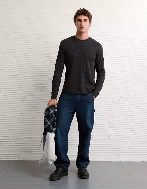 AE Cozy Waffle Thermal T-Shirt - Image 5