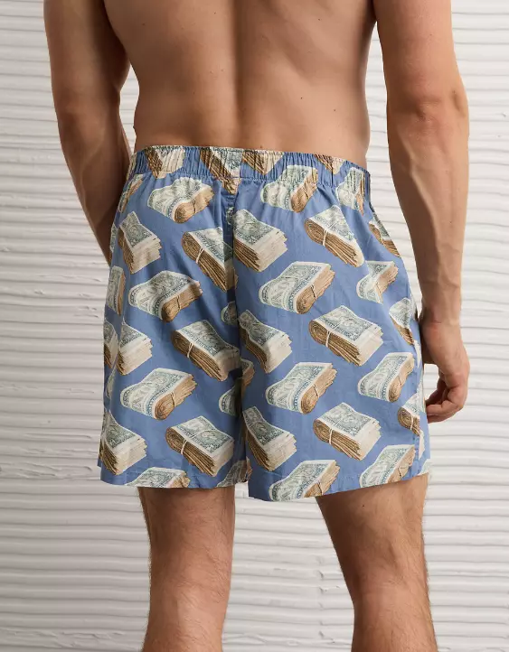 AEO Men's Dollar Bills Stretch Boxer Short - Image 2