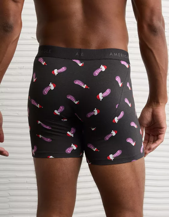 AEO Men's Eggplant Santa 6" Classic Boxer Brief - Image 2