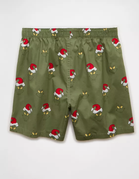 AEO Grinch Face Stretch Boxer Short - Image 4