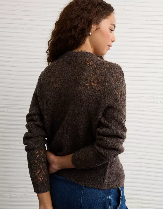 AE Knit Lace Cardigan - Image 2