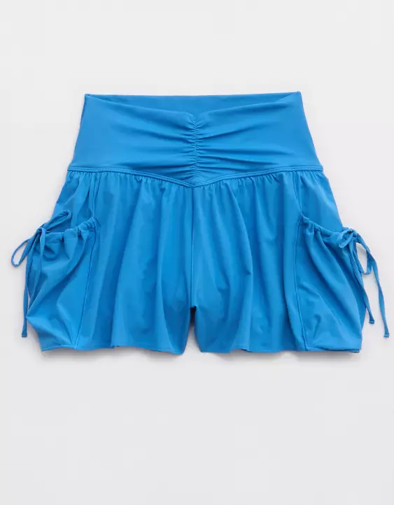OFFLINE By Aerie Real Me Ruched Pocket Flowy Short - Image 3