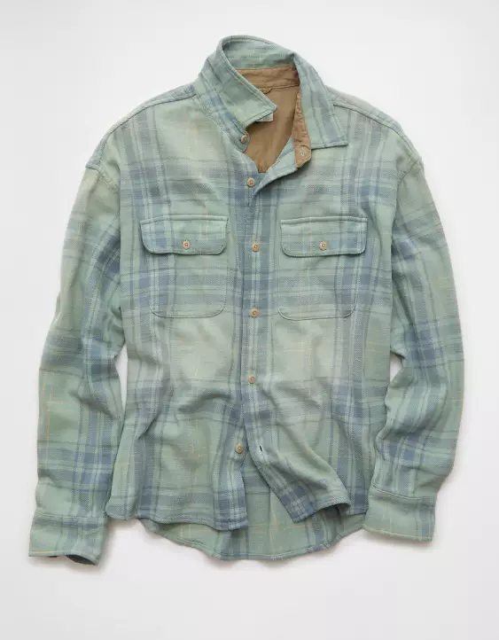 AE Boxy Flannel Shirt - Image 3
