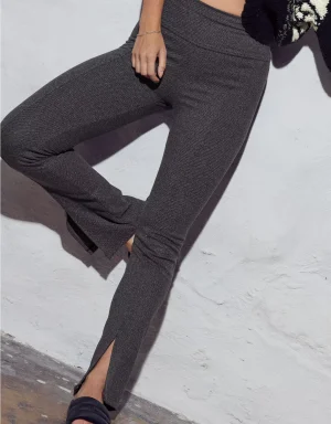 OFFLINE By Aerie Jacquard Twill Mini Flare Legging