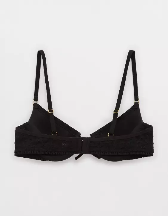 Show Off Vintage Lace Plunge Push Up Bra - Image 4