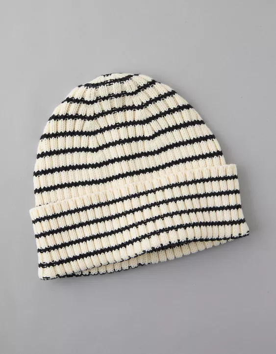 AE Striped Ribbed Beanie - Image 2