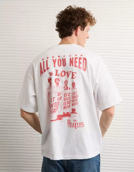 AE Boxy The Beatles Graphic T-Shirt - Image 2