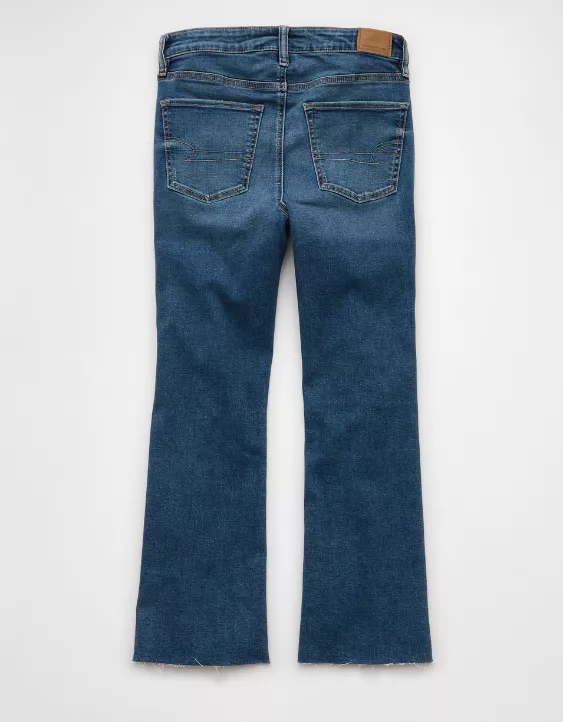 AE Next Level High-Waisted Kick Bootcut Crop Jean - Image 4