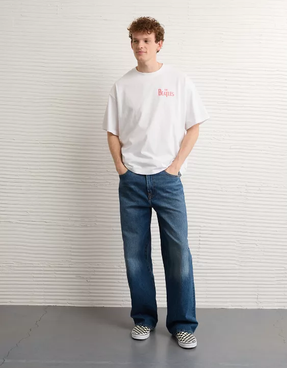 AE Boxy The Beatles Graphic T-Shirt - Image 5
