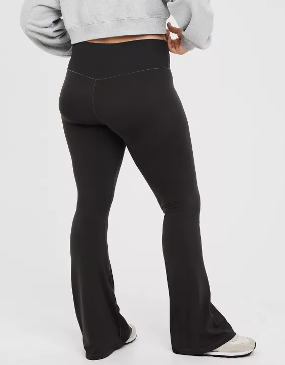 OFFLINE By Aerie Real Me High Waisted Crossover Flare Legging - Image 3
