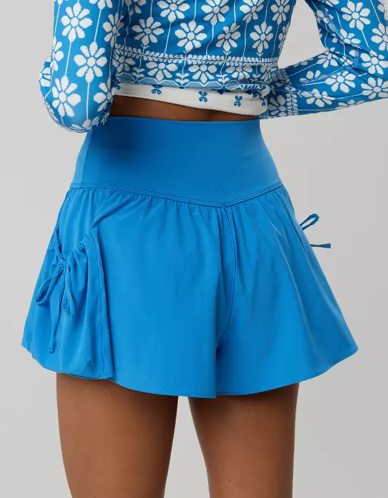 OFFLINE By Aerie Real Me Ruched Pocket Flowy Short - Image 2