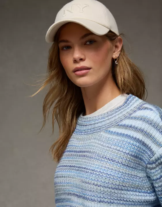 AE Oversized Faux Mohair Wide Cuff Sweater - Image 6