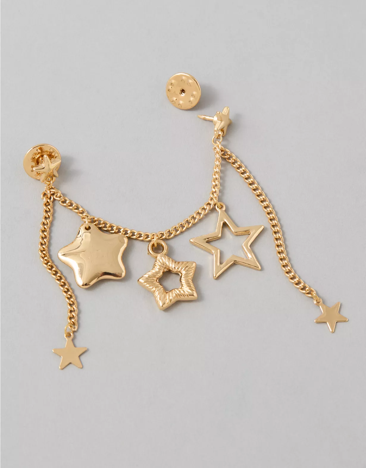 AE Gold Star Brooch