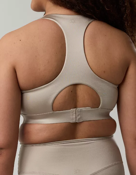 OFFLINE By Aerie Goals Gloss High Neck Sports Bra - Image 6